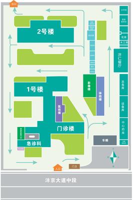 医院总体分布图